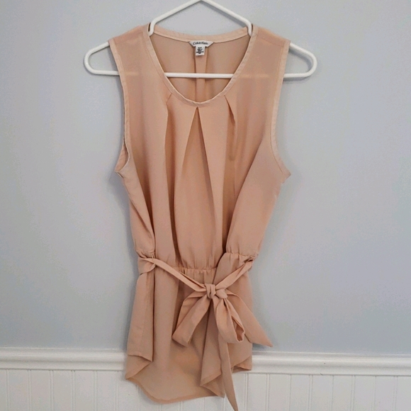 Calvin Klein Tops - Calvin Klein Blush Long Top
